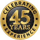 Comefri 45 years logo