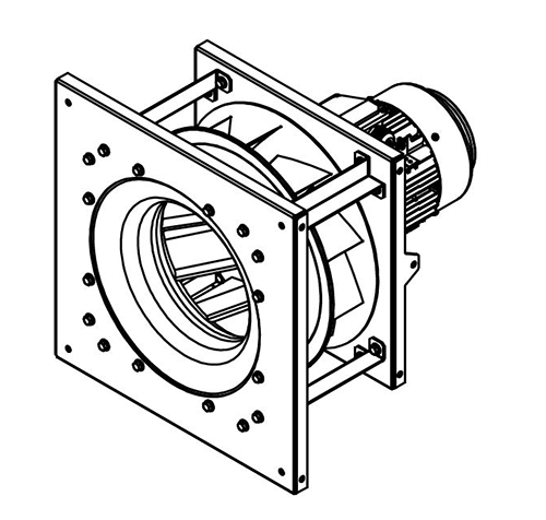 Plug Fan Comefri 5H drawing