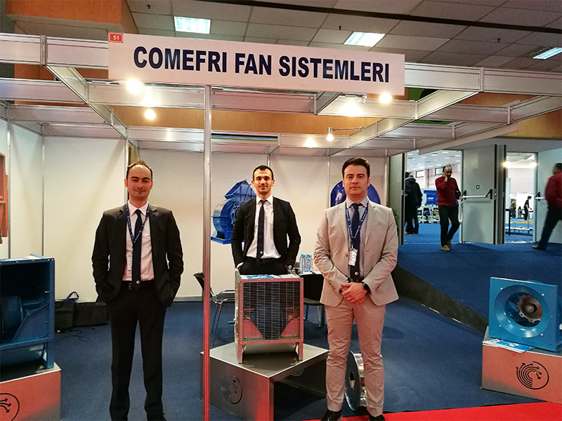 Stand at Romtherm 2017 Romtherm 2017 - Comefri stand